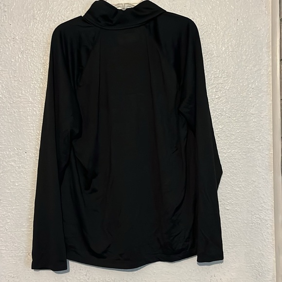 Calvin Klein Move 365 black zip top running pullover size large - Picture 6 of 8